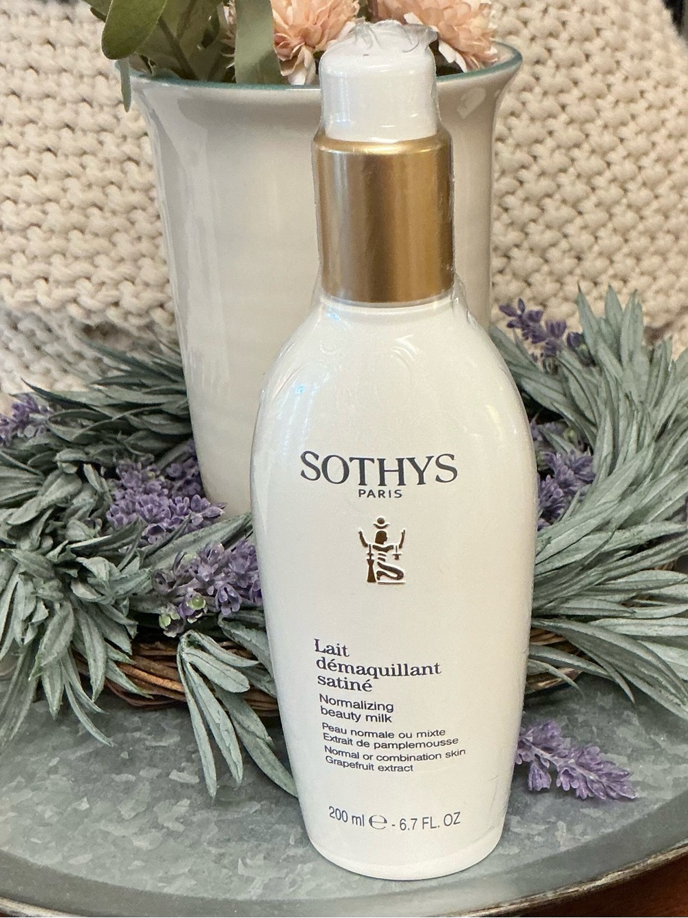 Sothys Paris Normalizing Beauty Milk 6.7 FL. OZ New Sealed Cleanser.